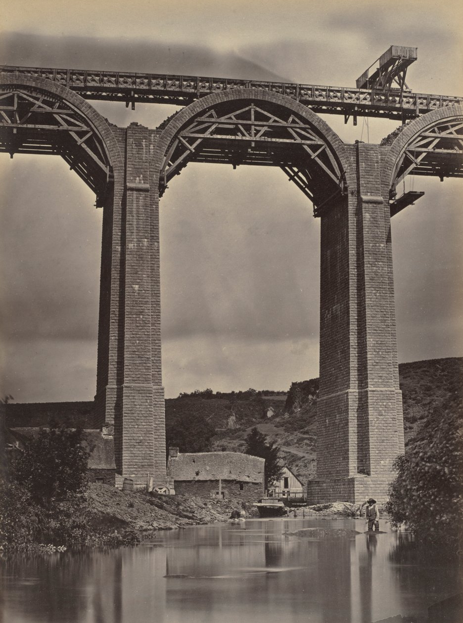 Pont-de-Buis, a Doufine-n, Franciaország, kb. 1865. alkotó: Jules Duclos
