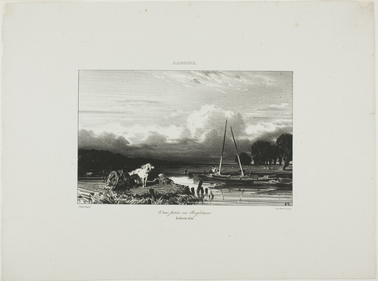 Nézet Angliában alkotó: Jules Dupré