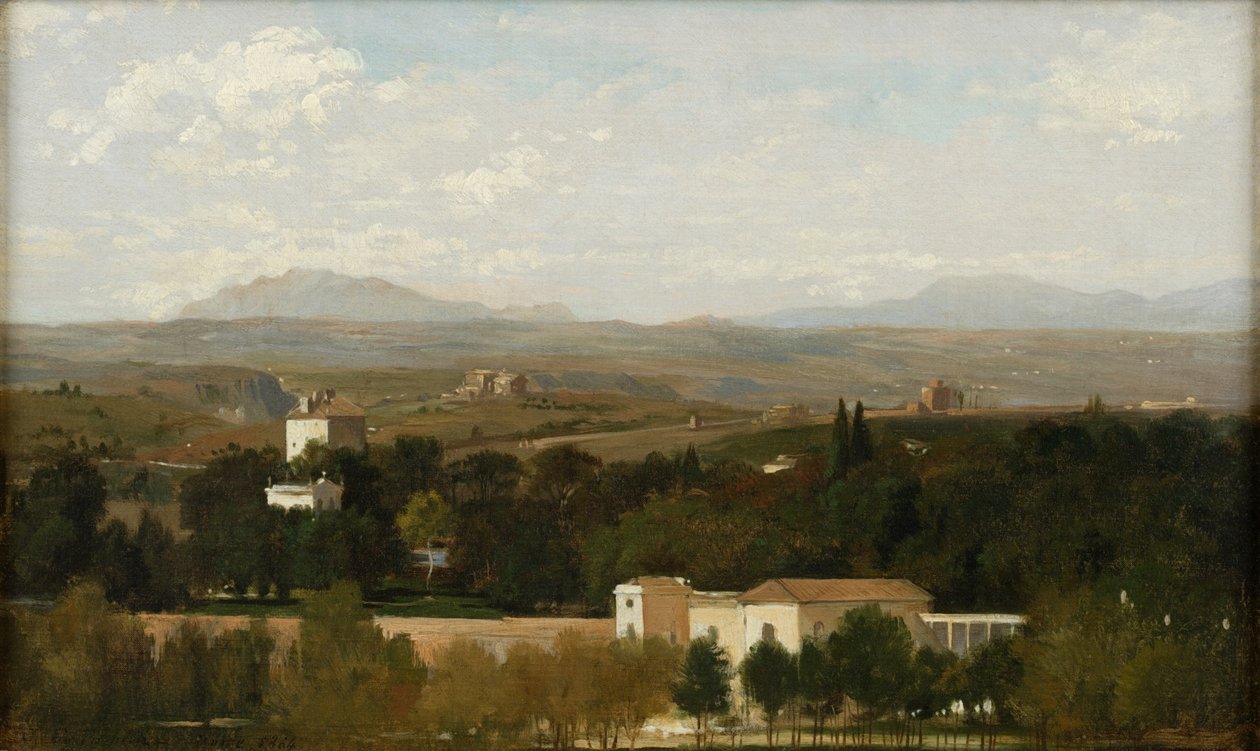 Nézet Róma közelében, 1864 alkotó: Jules Emile Saintin