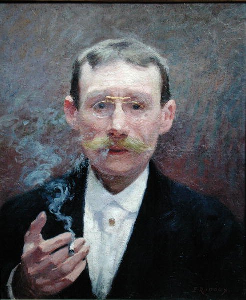 Önarckép, Dohányzás alkotó: Jules Ernest Renoux