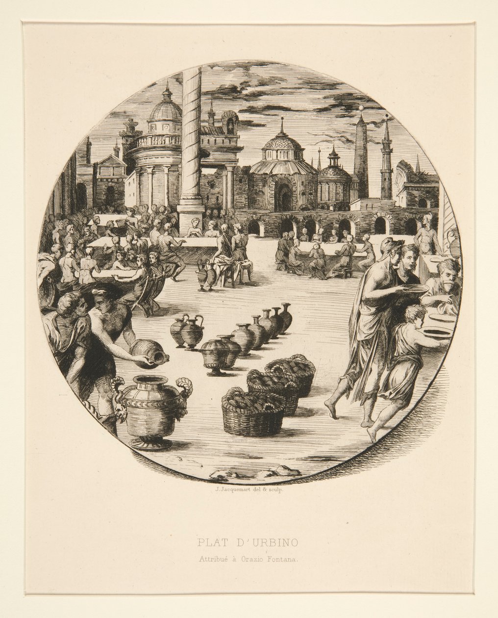 Plat d alkotó: Jules Ferdinand Jacquemart