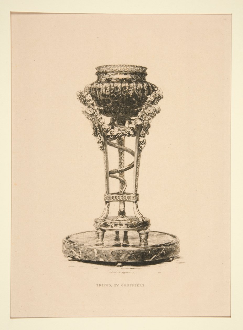 Állvány (Gouthiere által) alkotó: Jules Ferdinand Jacquemart