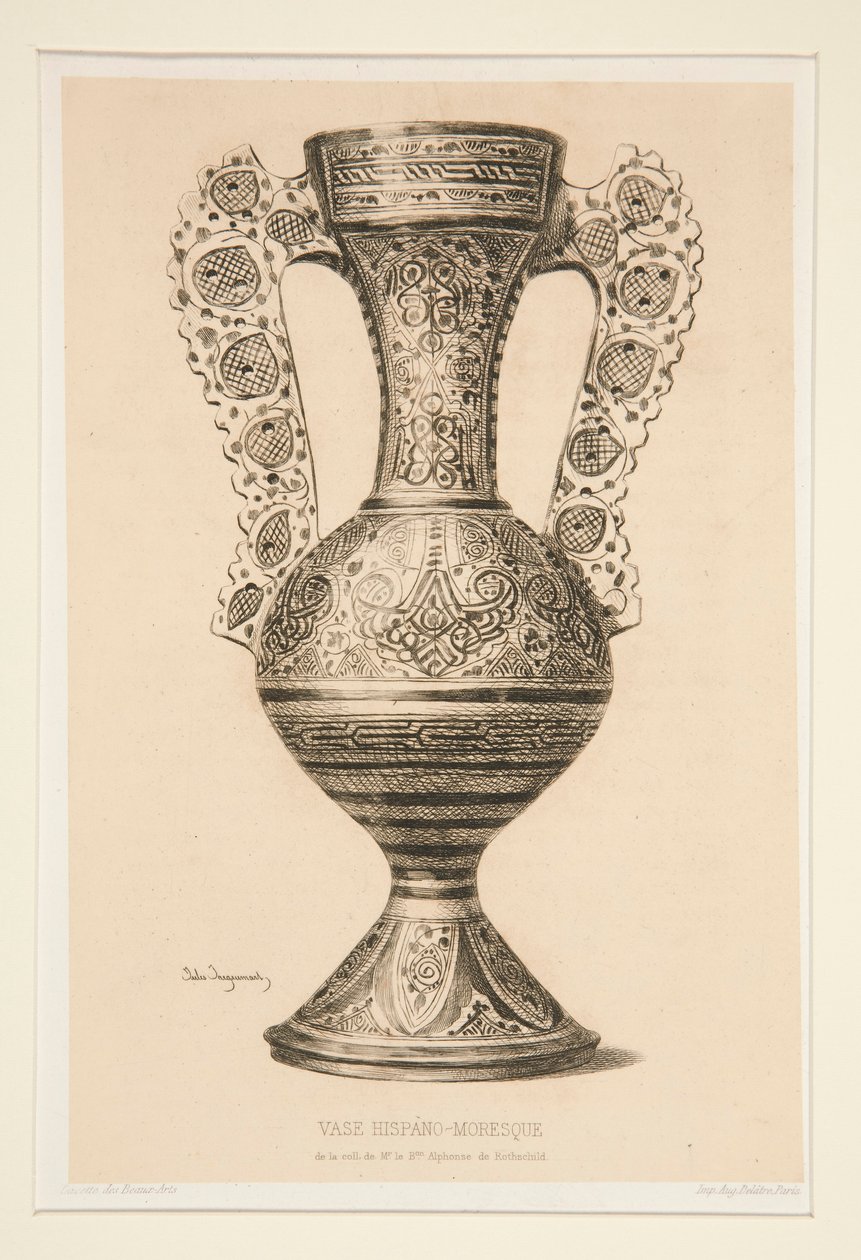 Hispano-Moreque váza alkotó: Jules Ferdinand Jacquemart
