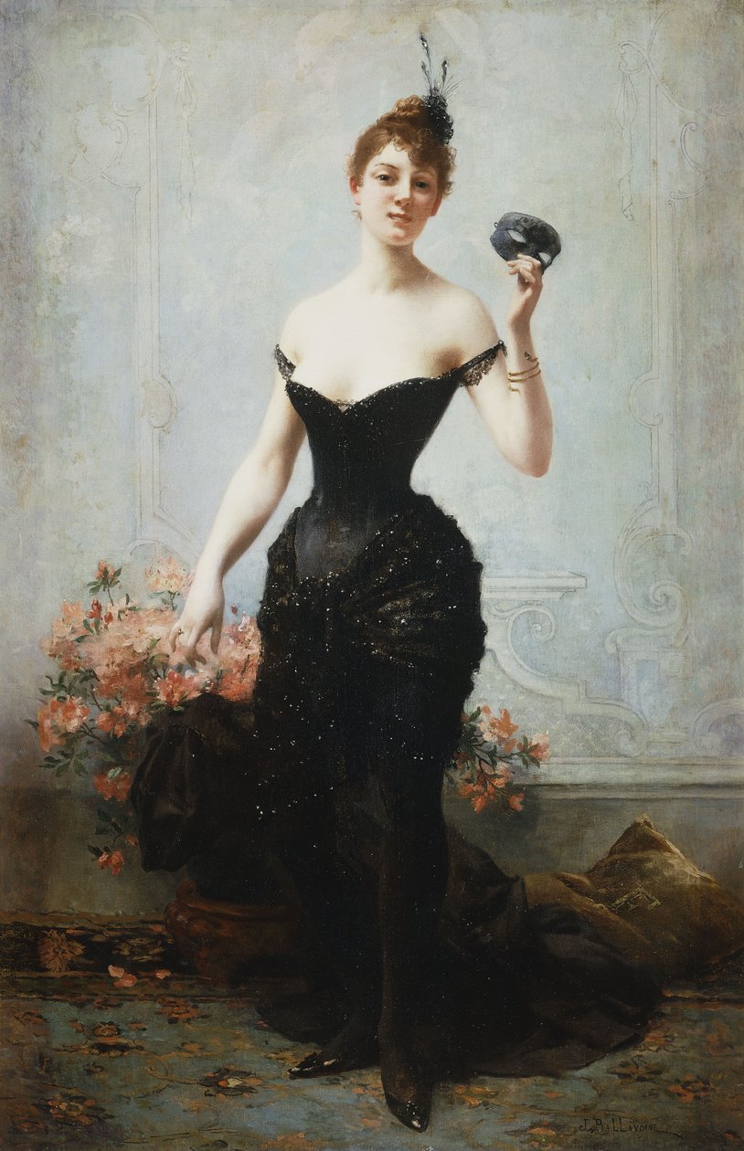 Az álarcos bál, alkotó: Jules Frederic Ballavoine