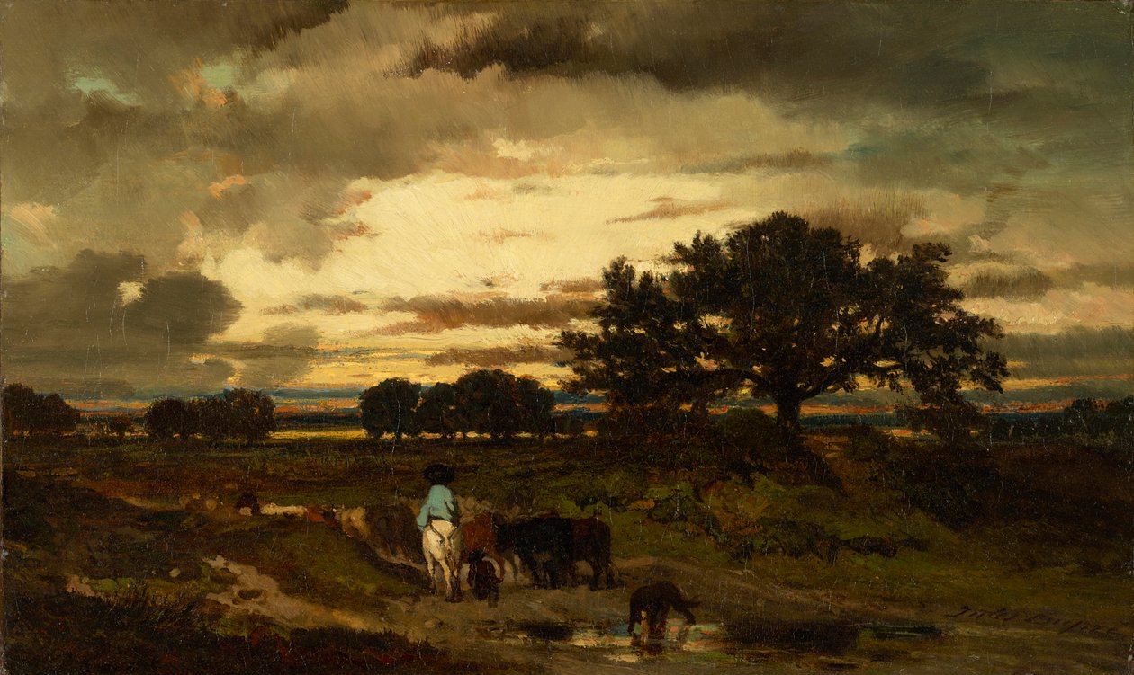napnyugta alkotó: Jules Louis Dupré