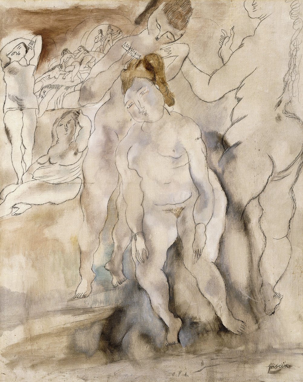 A fodrász, 1924 alkotó: Jules Pascin