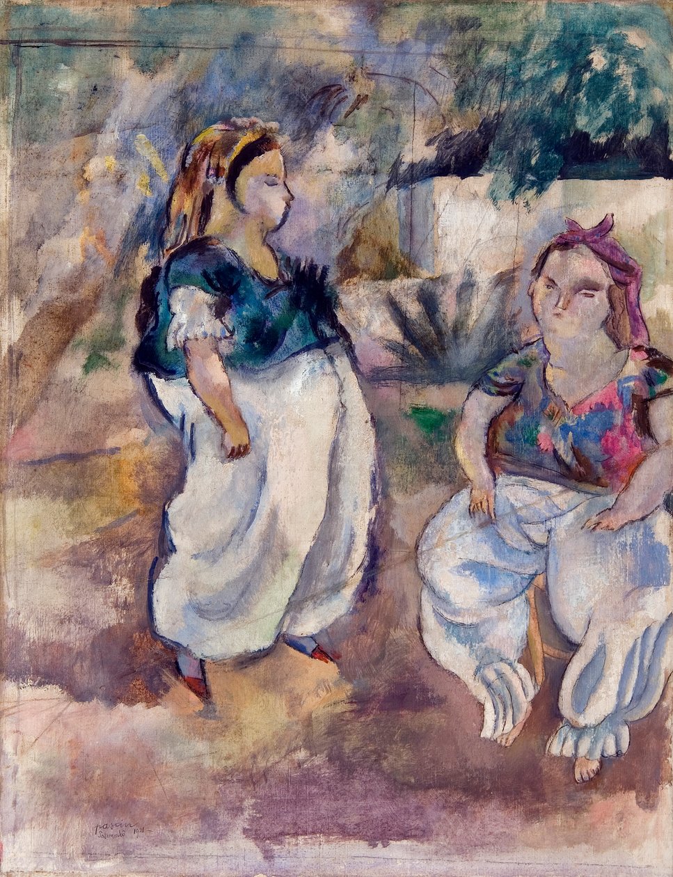 tunéziai nők alkotó: Jules Pascin