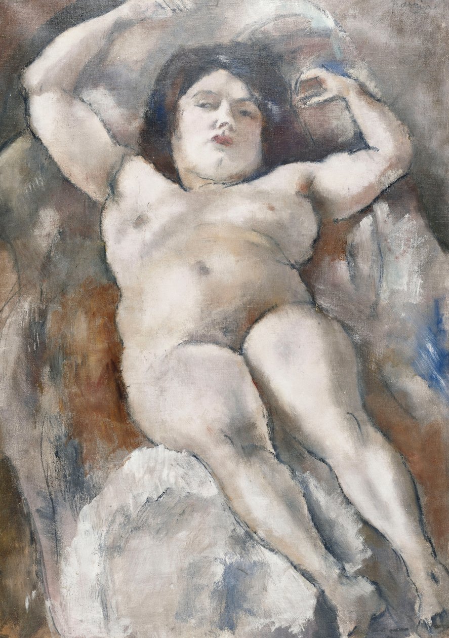 Meztelen; Nos, 1923 alkotó: Jules Pascin
