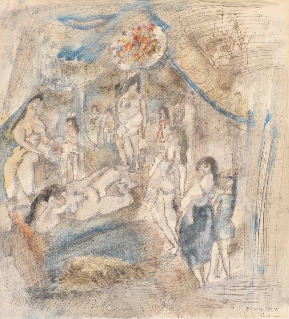 Felajánlás a Vénusznak alkotó: Jules Pascin