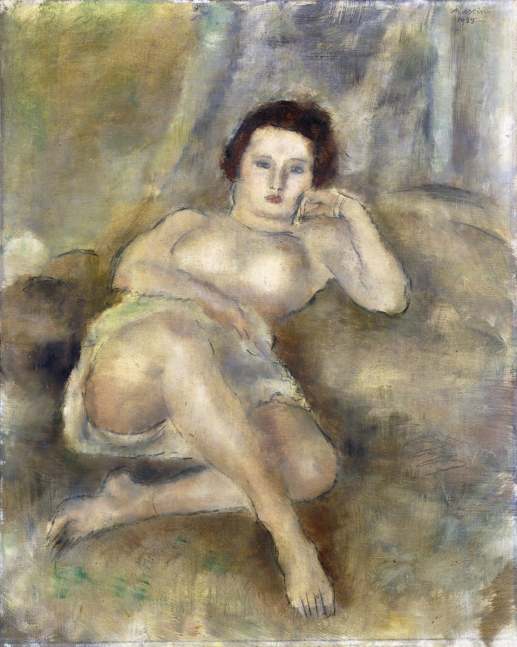 Fekvő lány, 1925 alkotó: Jules Pascin