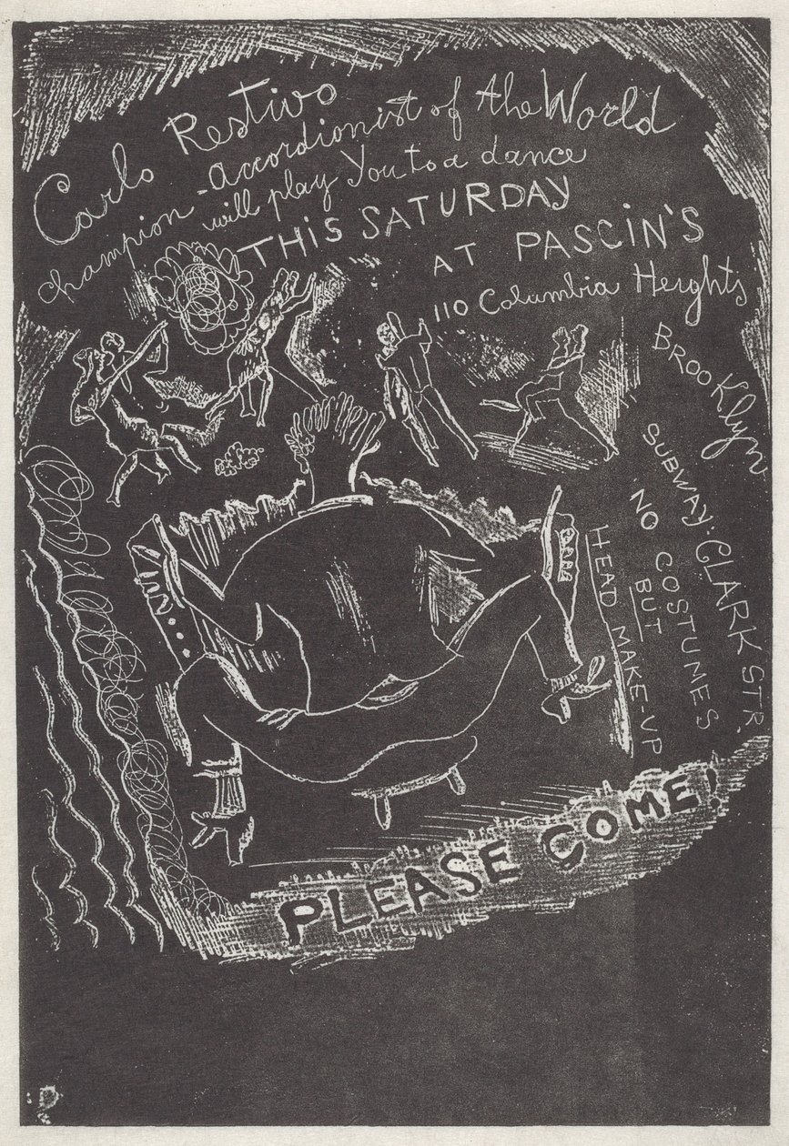Untitled (meghívó a Jules Pascin