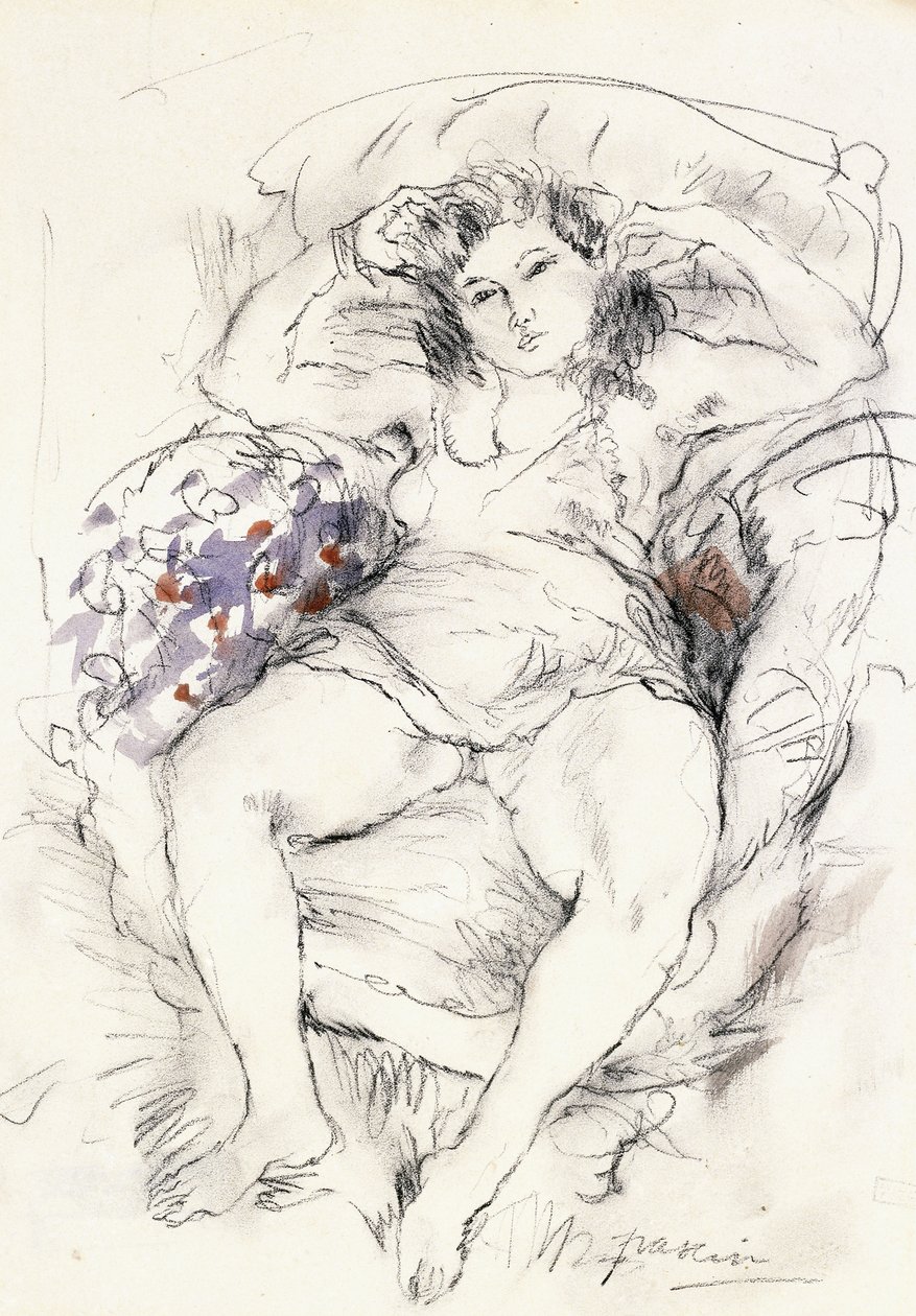 Nő a székben, 1925-1926 alkotó: Jules Pascin
