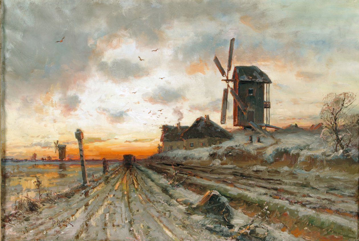 Kora tavasz, 1906 alkotó: Juli Julievich Klever