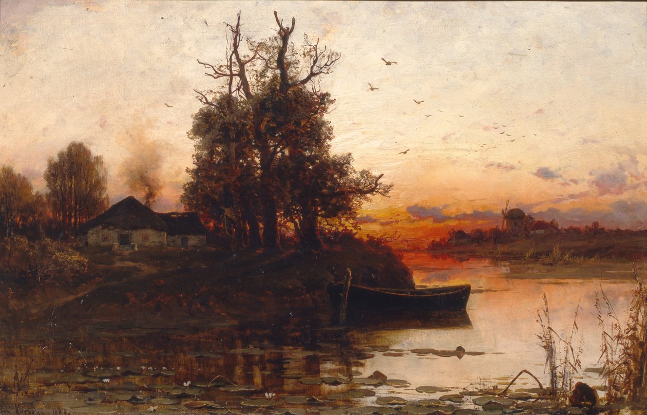 Esti csend, 1894 alkotó: Juli Julievich Klever
