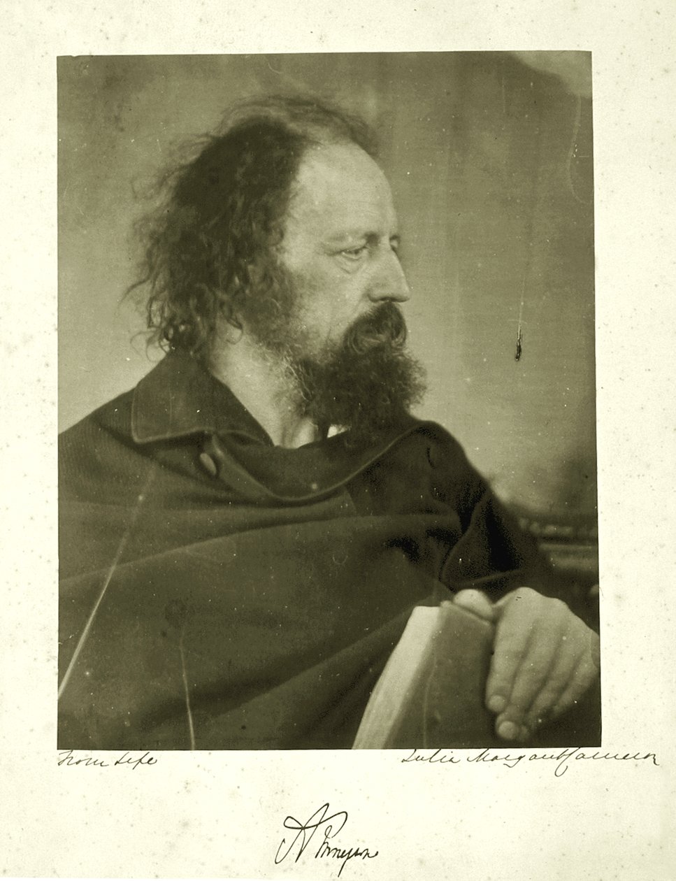 Alfred Tennyson, A piszkos szerzetes, 1865 (albumin nyomat) alkotó: Julia Margaret Cameron