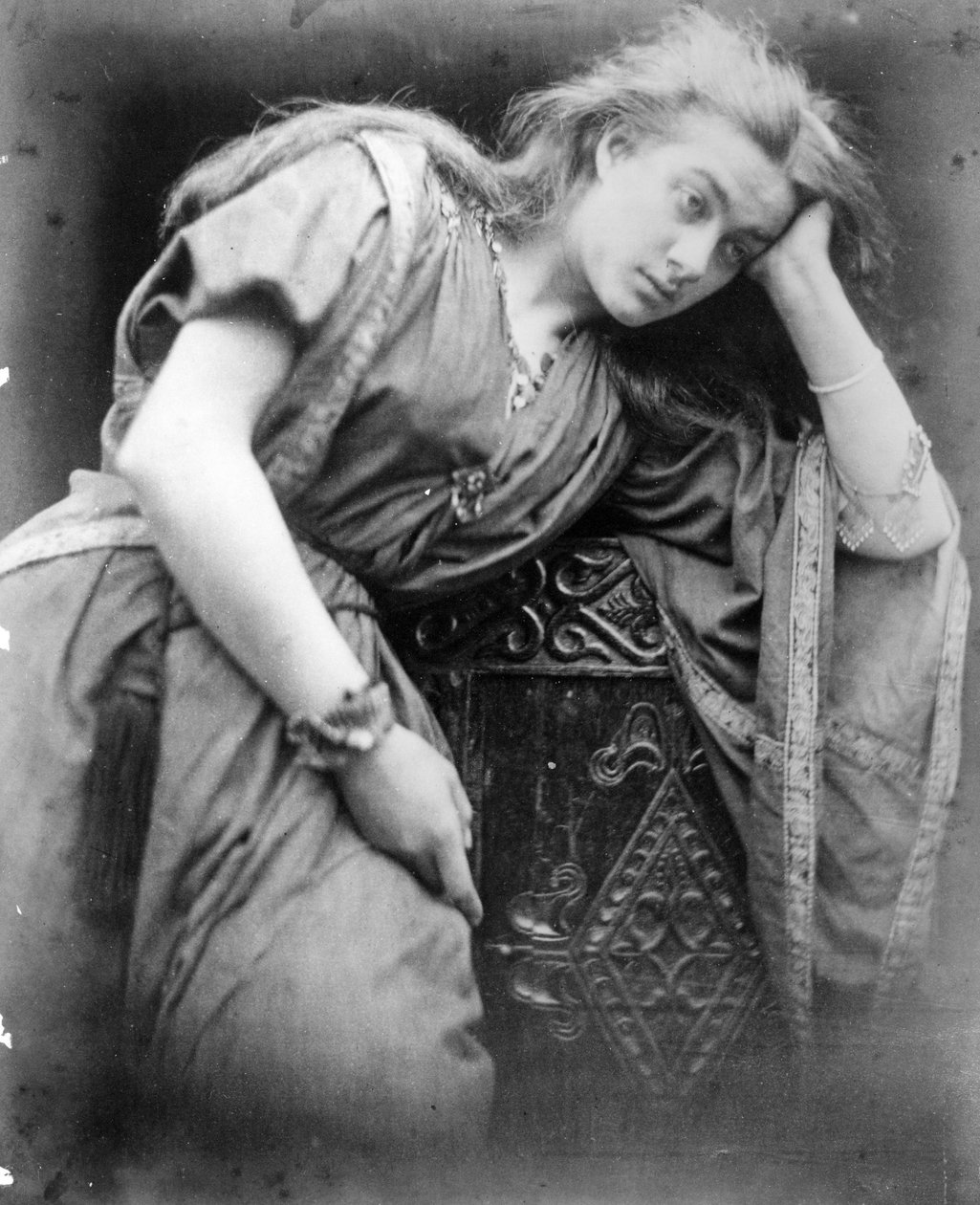 Illusztráció Alfred, Lord Tennyson „Mariana” című verséhez, 1875 (albumnyomat) alkotó: Julia Margaret Cameron