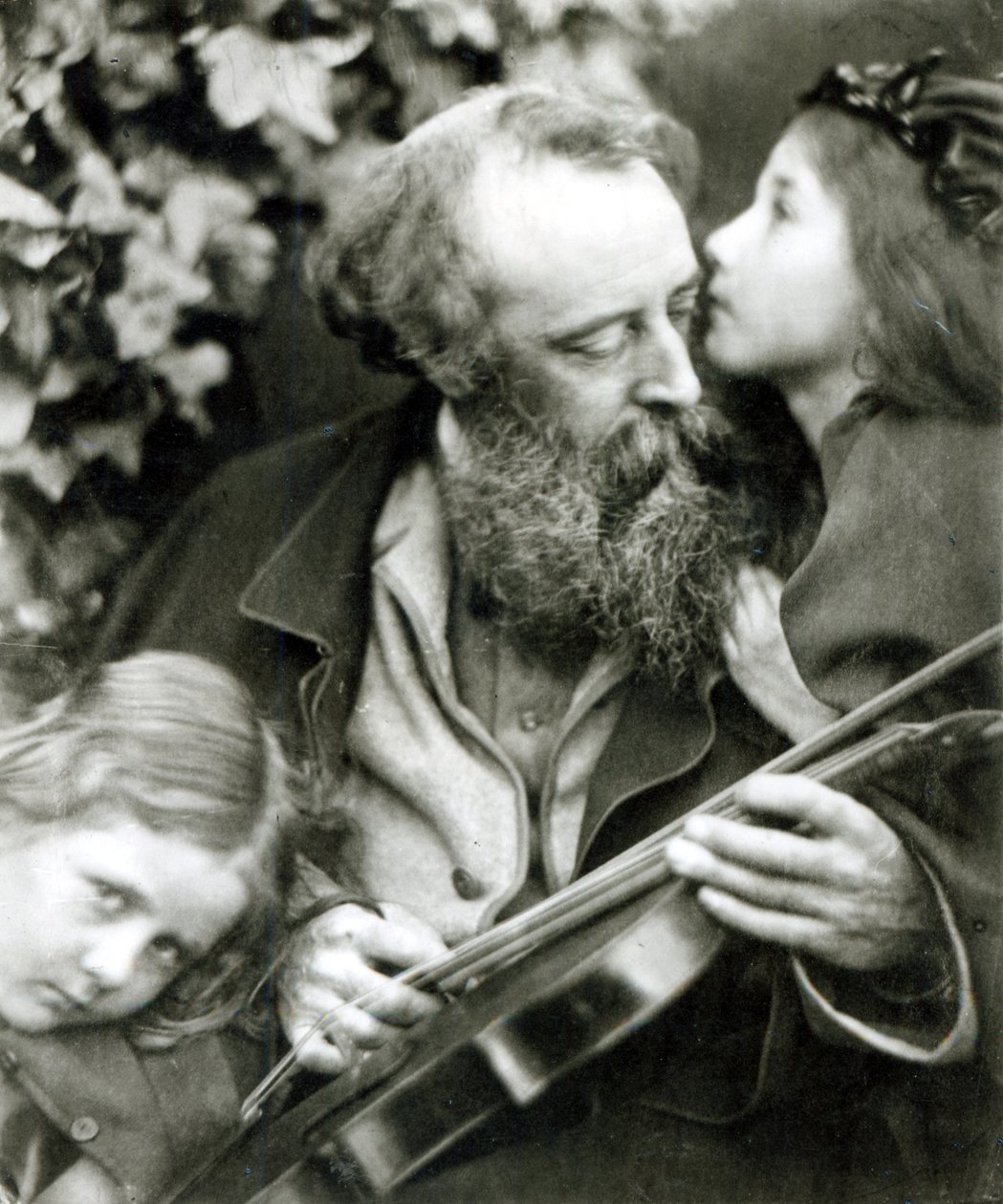 A rózsa suttogása, George Frederick Watts portréja alkotó: Julia Margaret Cameron