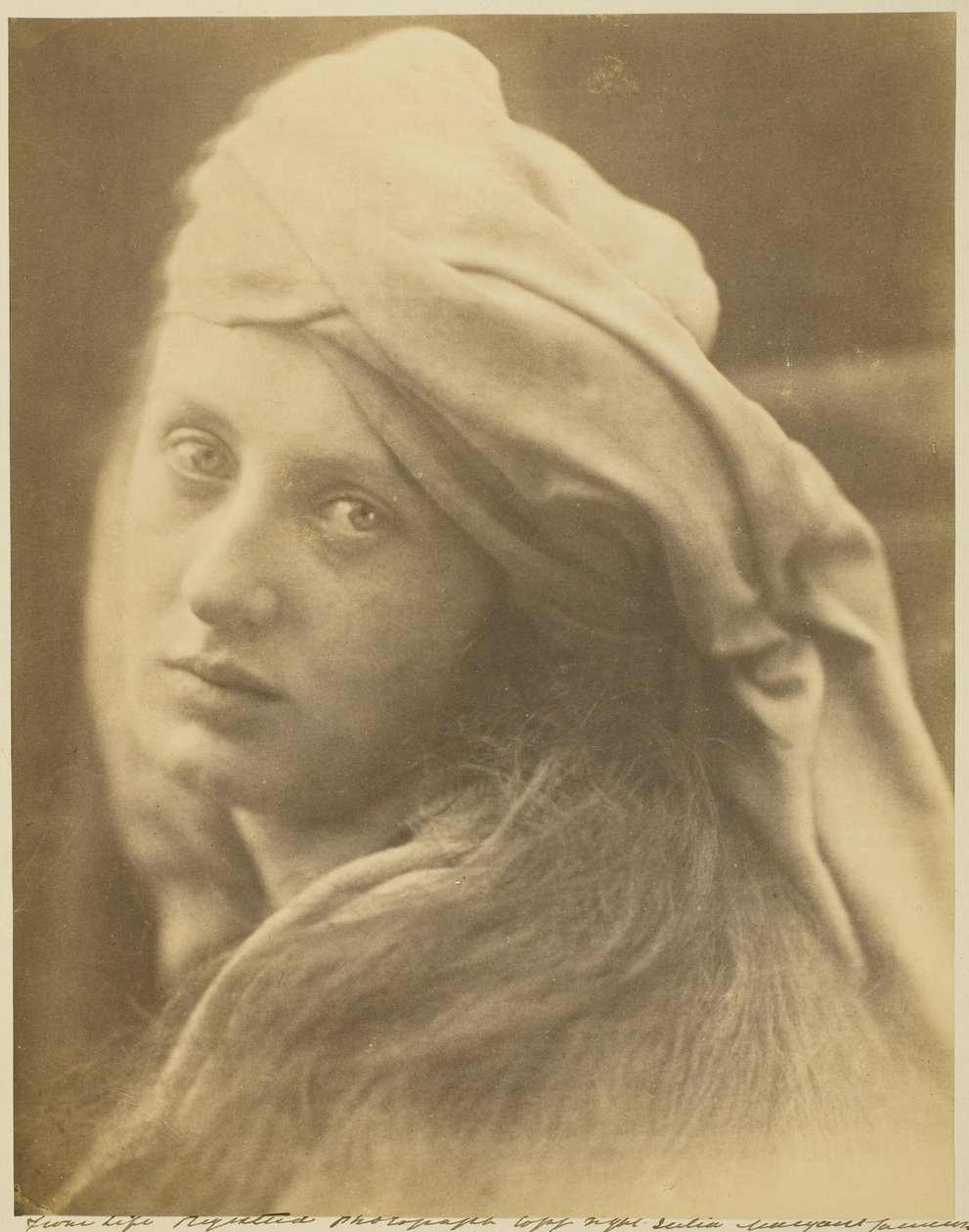 Tanulmány a Beatrice Cenciről alkotó: Julia Margaret Cameron