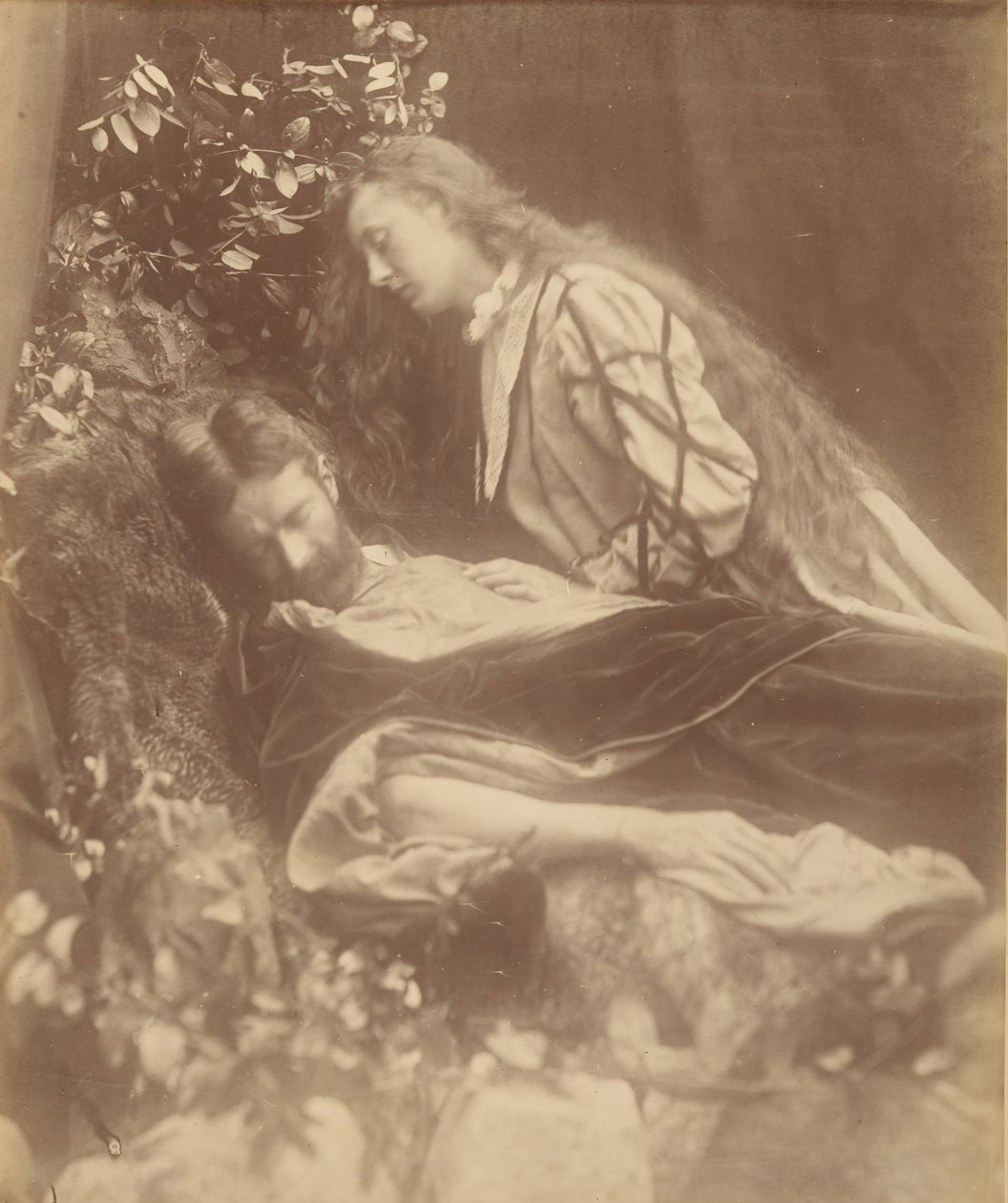 Gareth és Lynette, 1874. alkotó: Julia Margaret Cameron