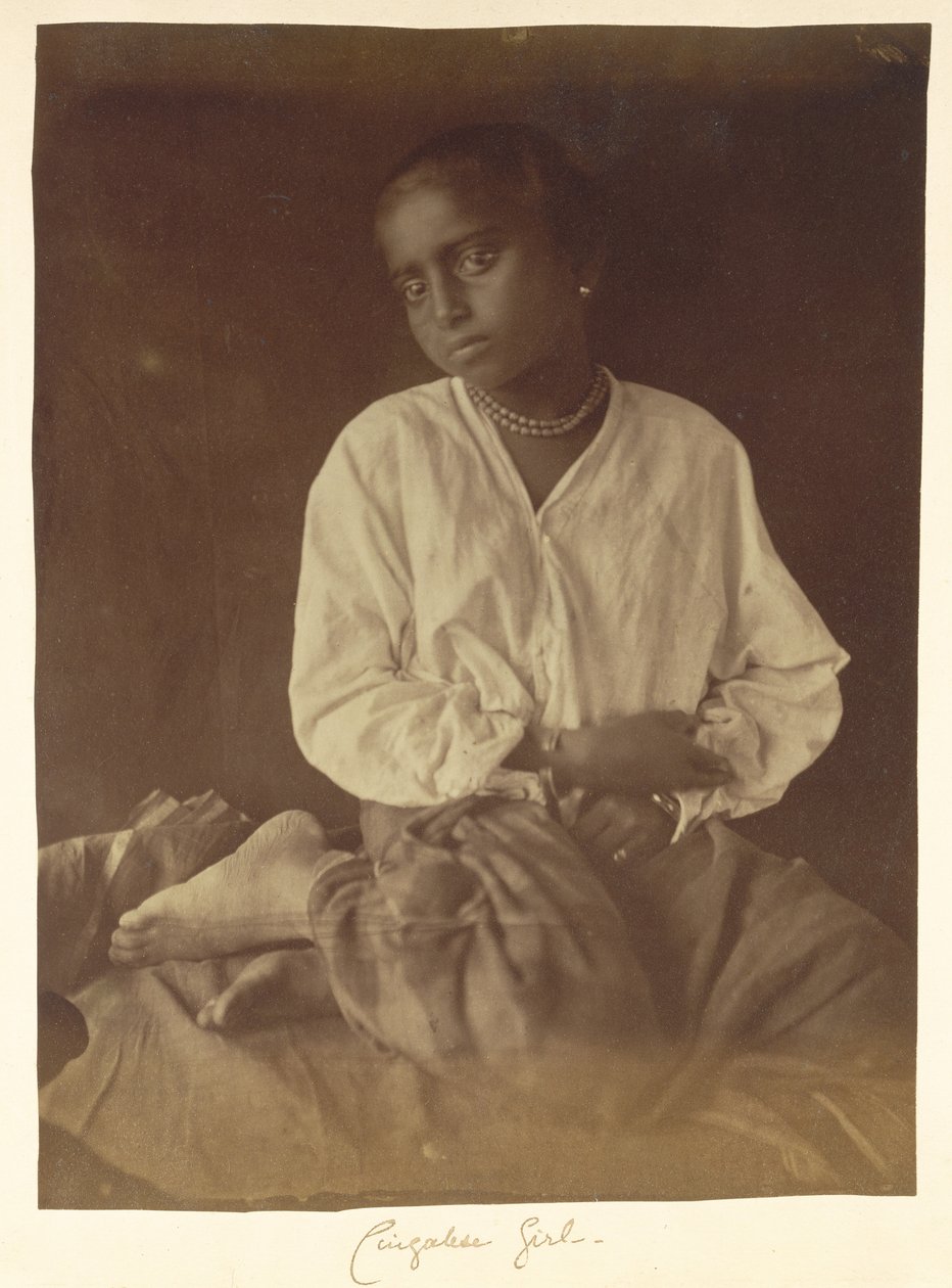 Lány, Ceylon alkotó: Julia Margaret Cameron