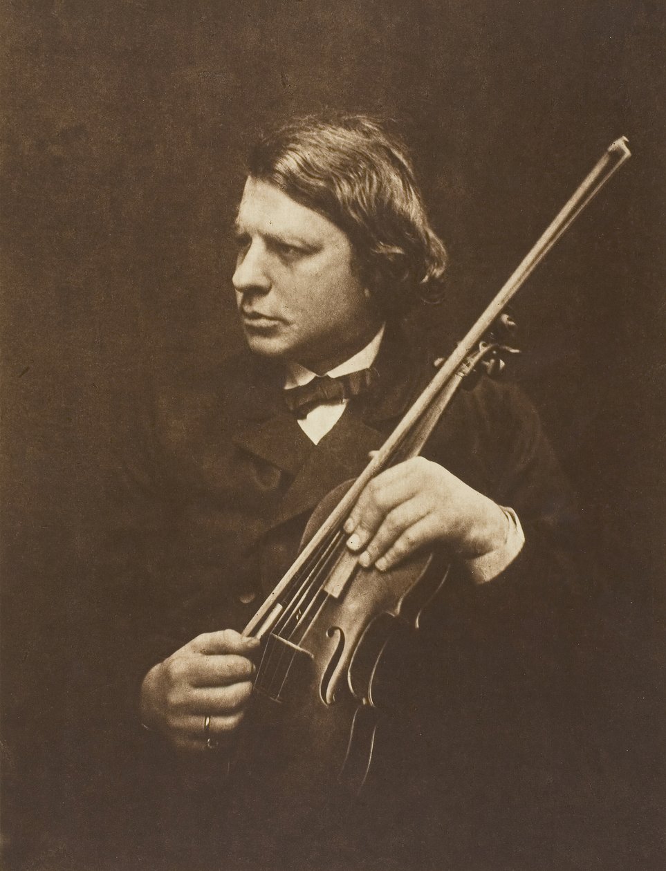 Herr Joseph Joachim, 1868, nyomtatva 1875. alkotó: Julia Margaret Cameron