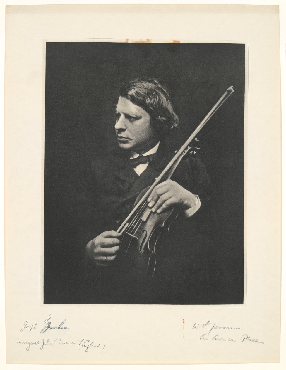 Joseph Joachim alkotó: Julia Margaret Cameron