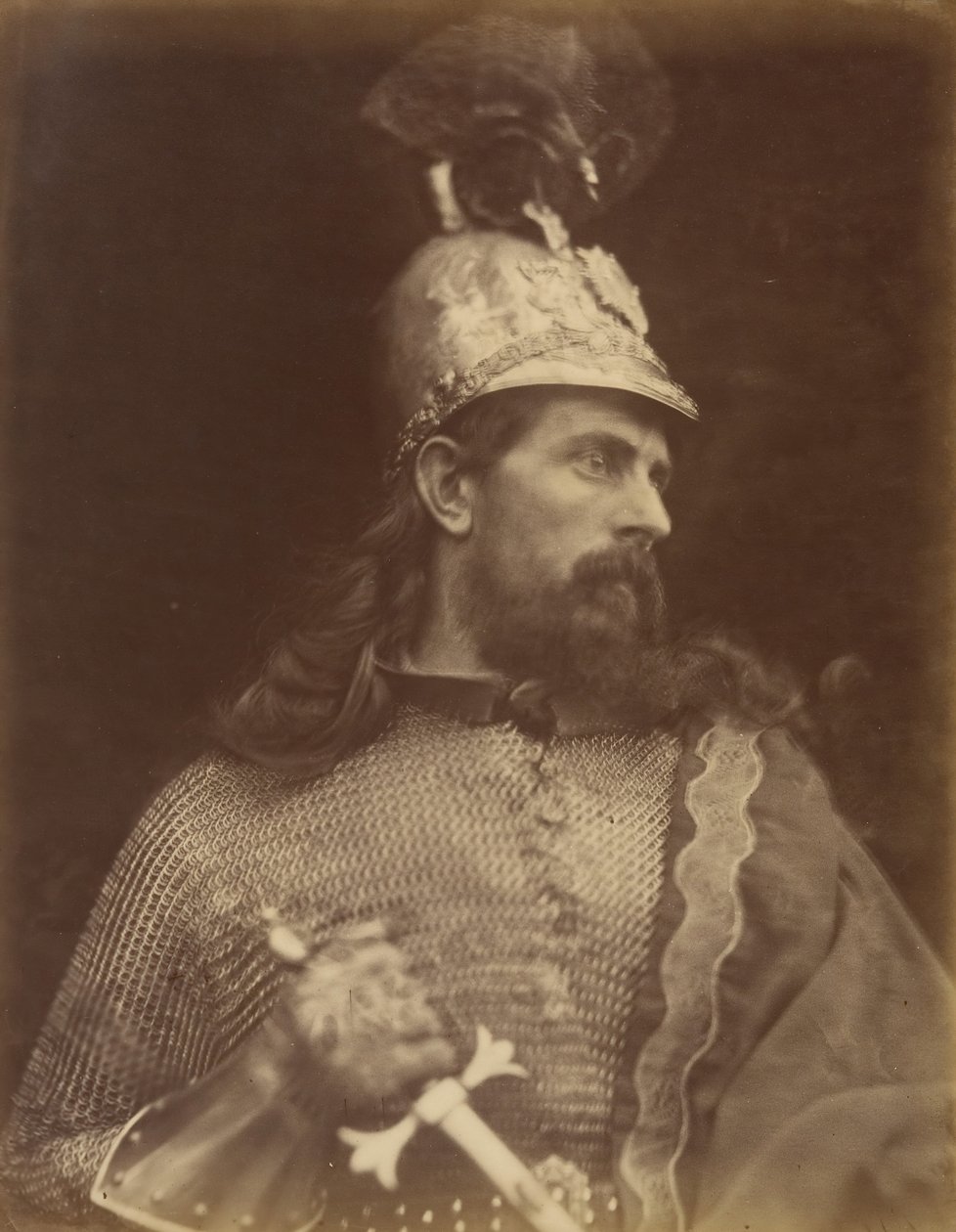 Arthur király, 1874. szeptember. alkotó: Julia Margaret Cameron