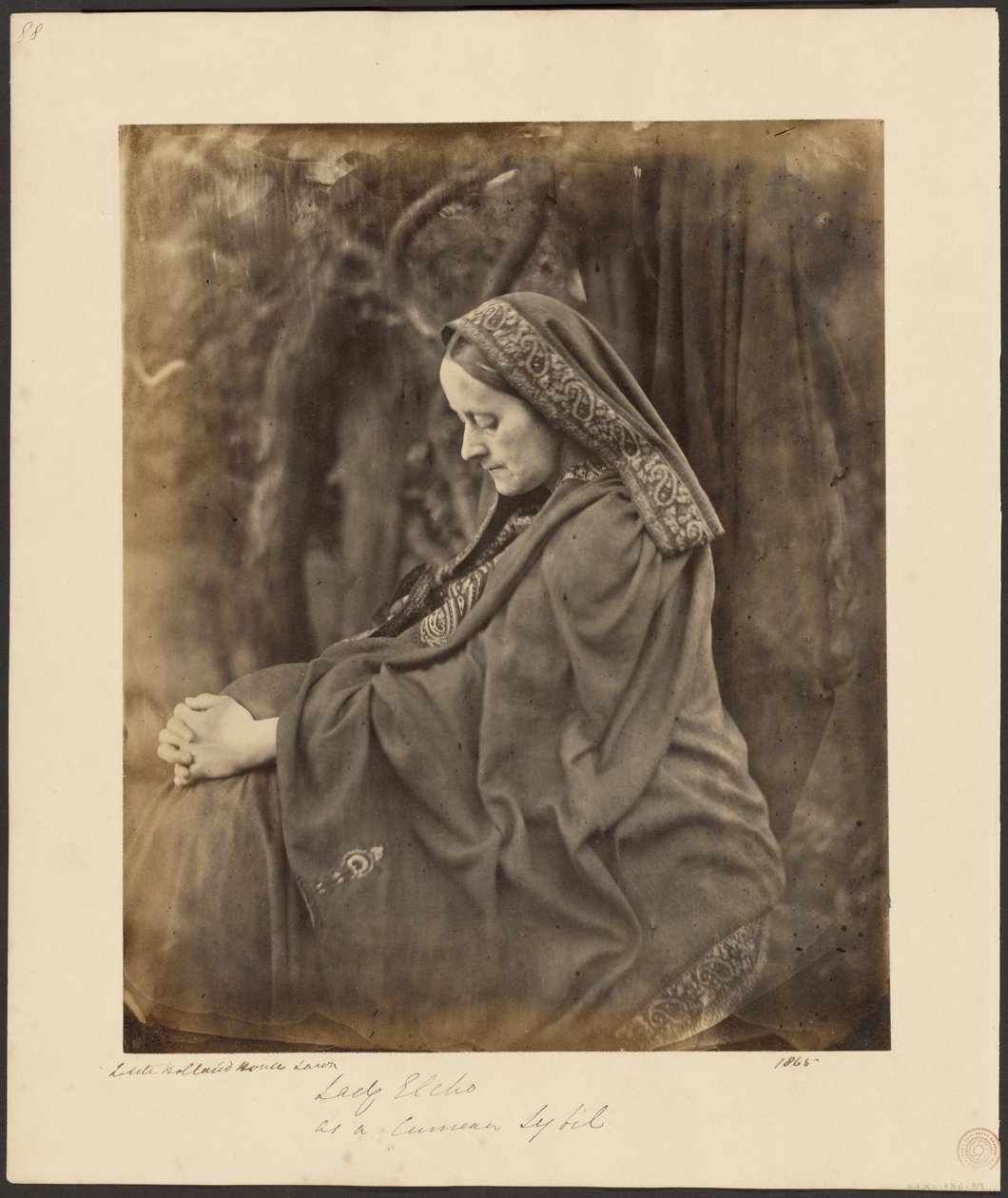 Lady Elcho, mint Cumean Sybil alkotó: Julia Margaret Cameron