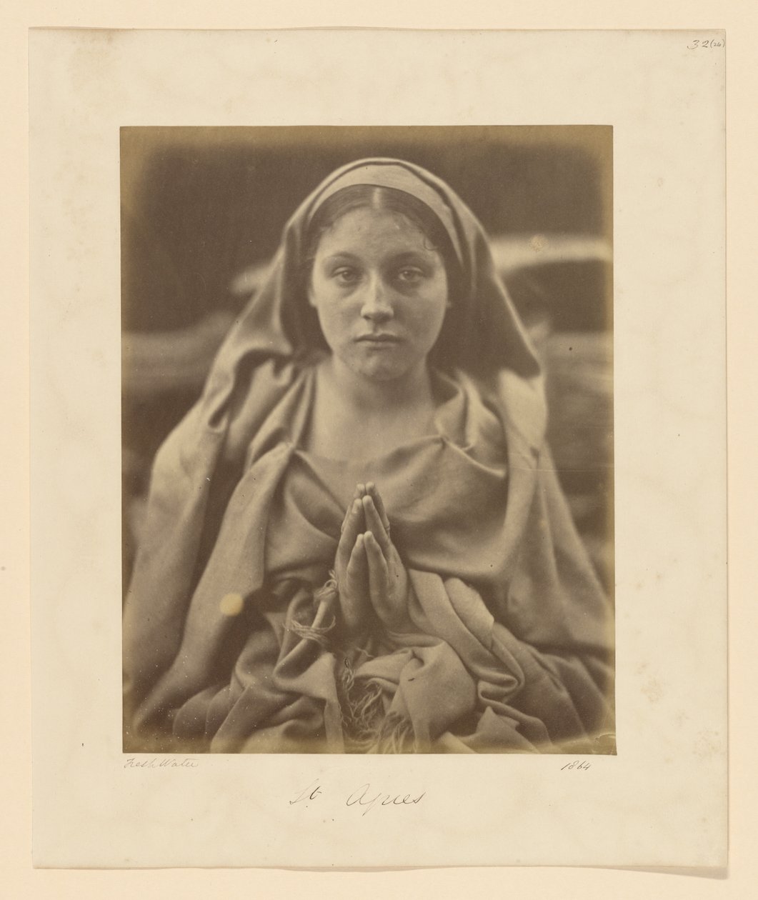 Szent Ágnes alkotó: Julia Margaret Cameron