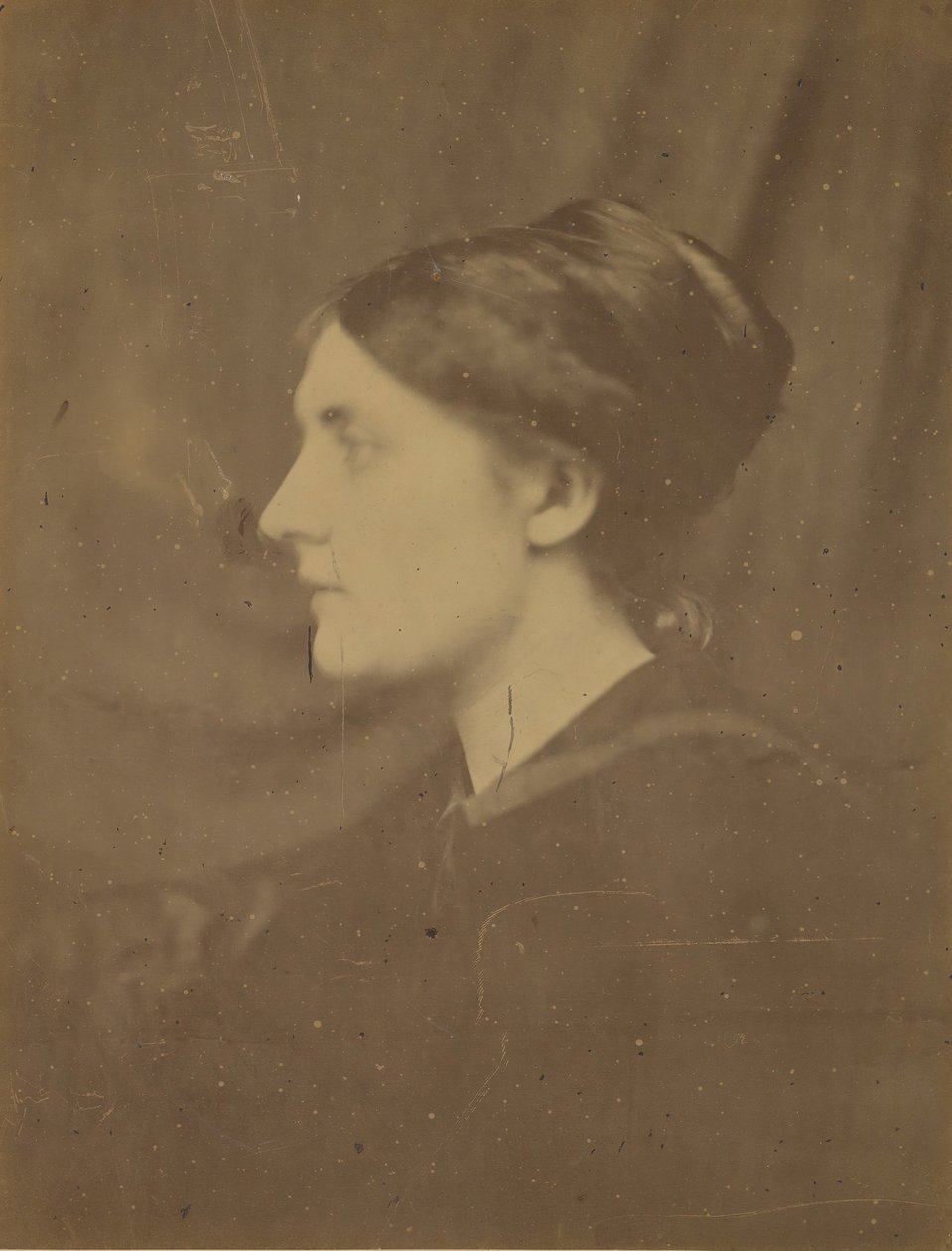 [Azonosítatlan nő a profilban], 1866-68. alkotó: Julia Margaret Cameron