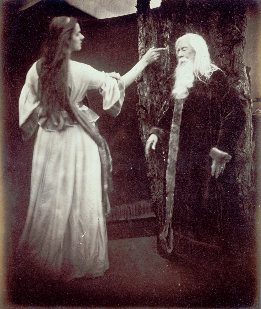 Vivien és Merlin alkotó: Julia Margaret Cameron