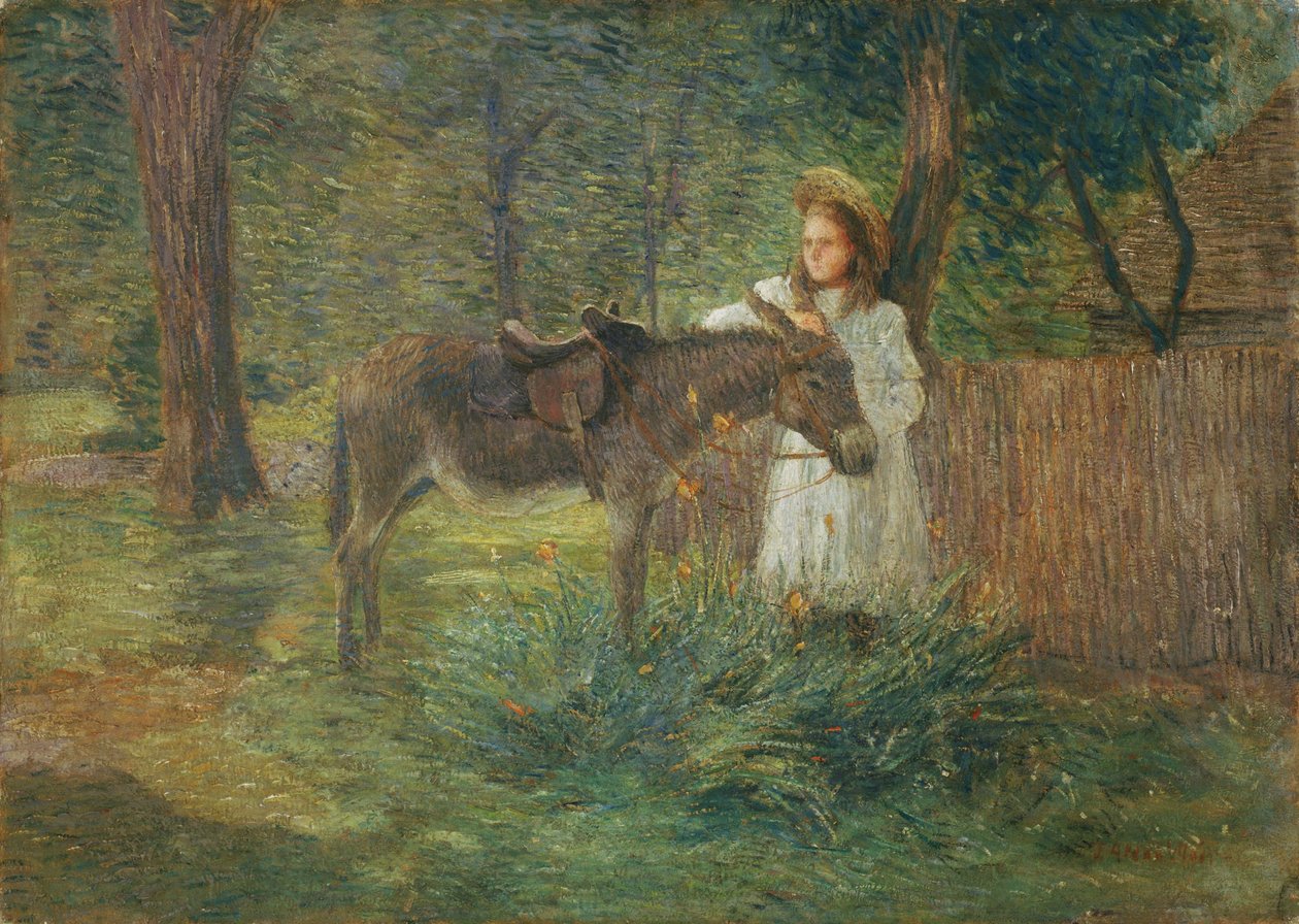 A túra után alkotó: Julian Alden Weir