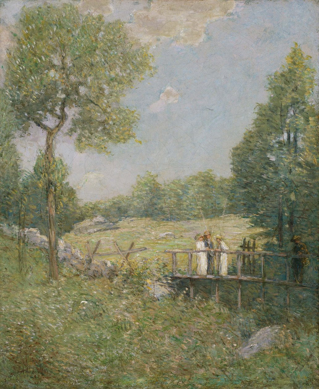 A Horgászparti alkotó: Julian Alden Weir