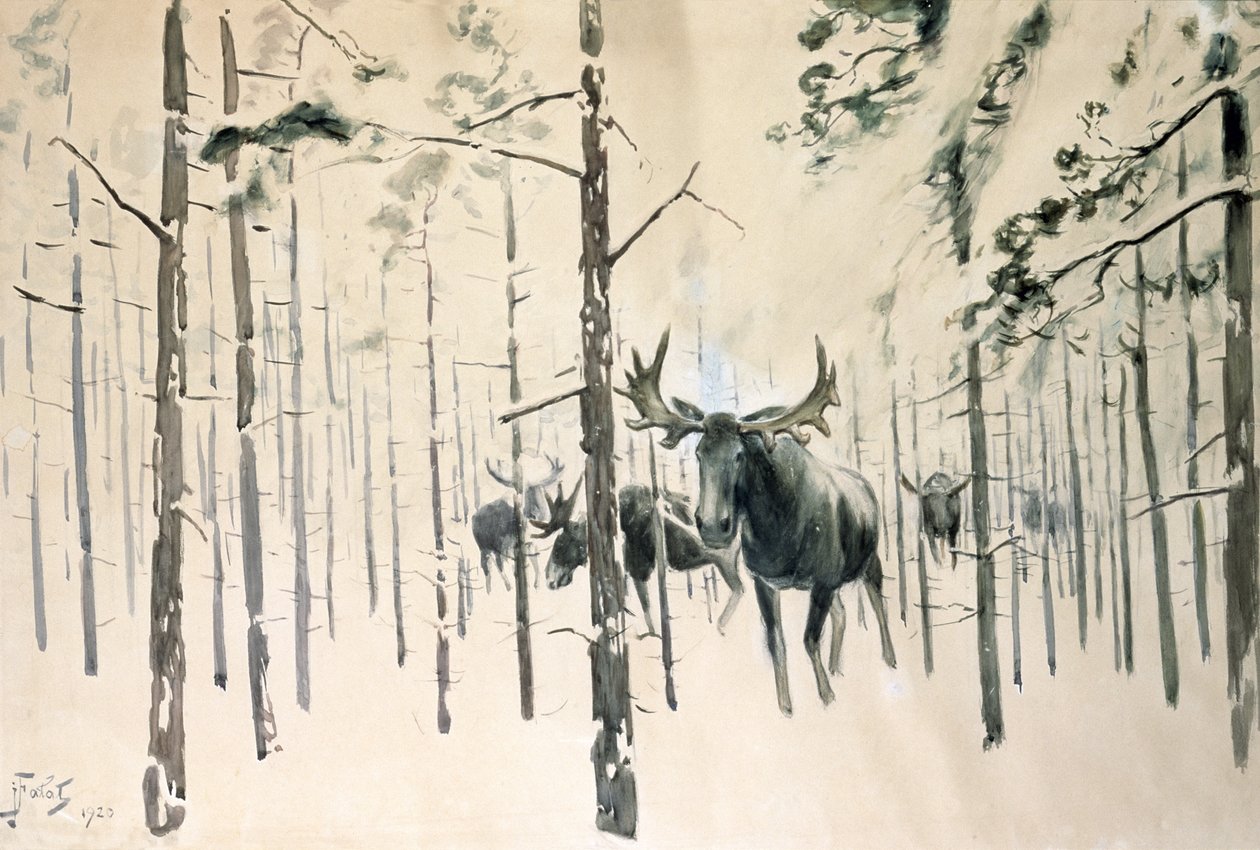 Jávorszarvas, 1920 alkotó: Julian Falat