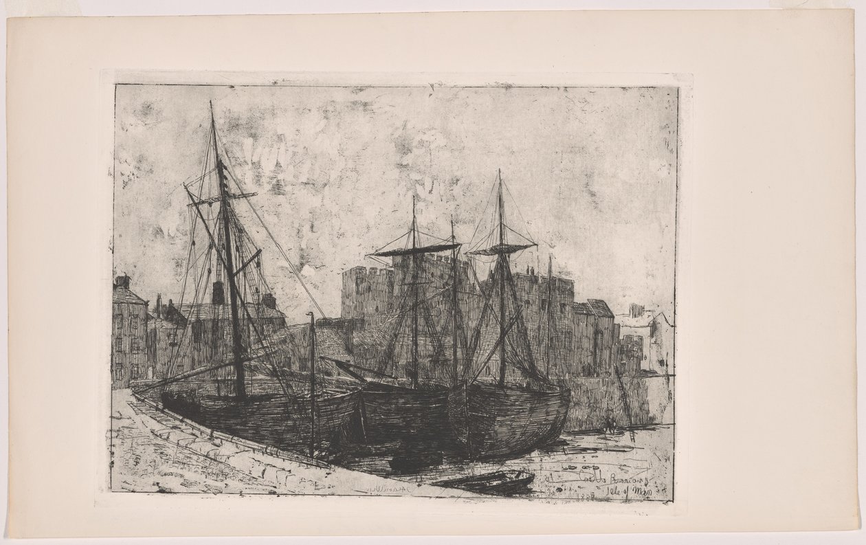 Rushen kastély - Man-sziget alkotó: Julian Alden Weir