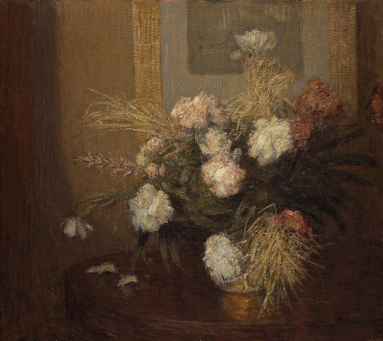 bazsarózsa, alkotó: Julian Alden Weir