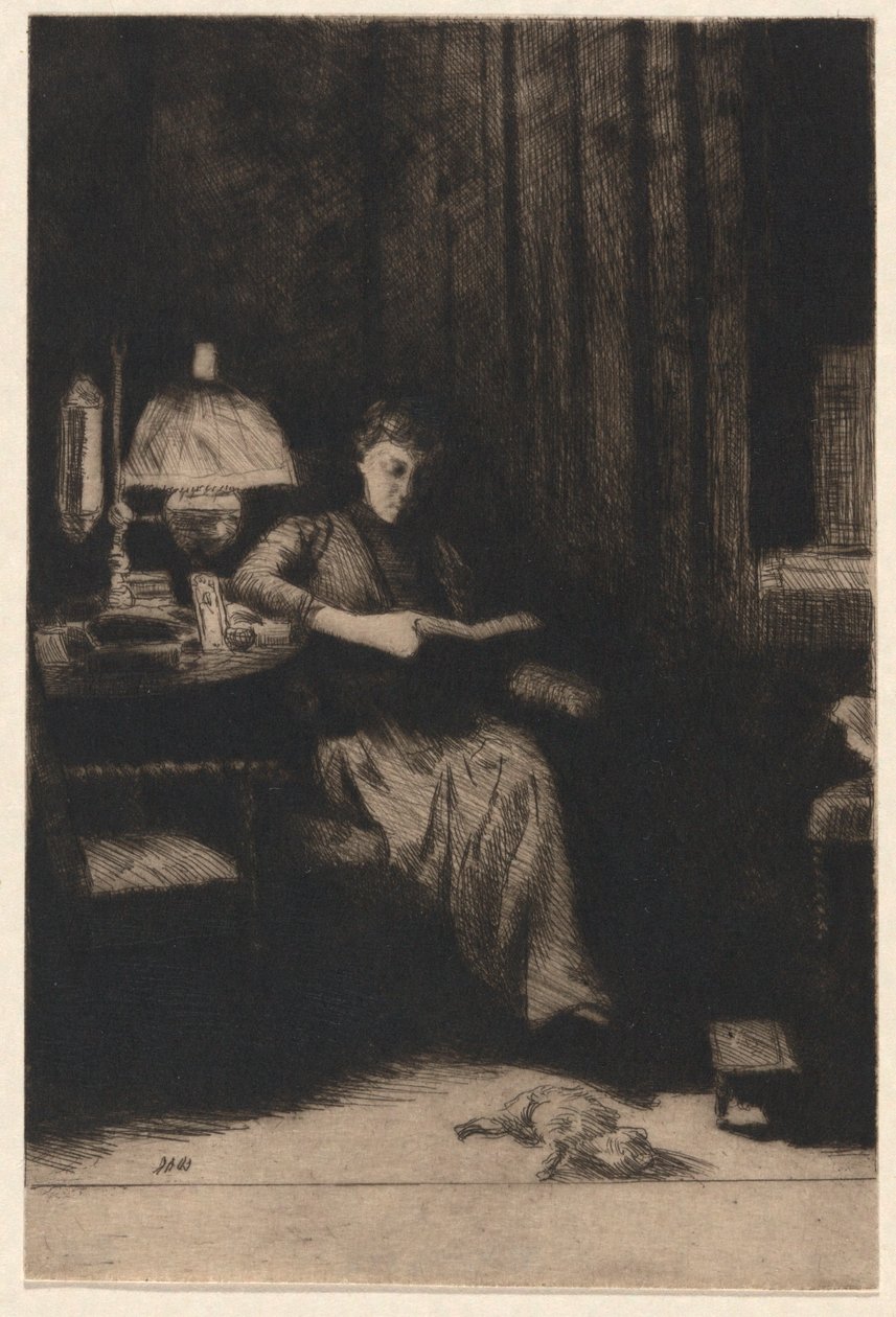 Az esti lámpa alkotó: Julian Alden Weir
