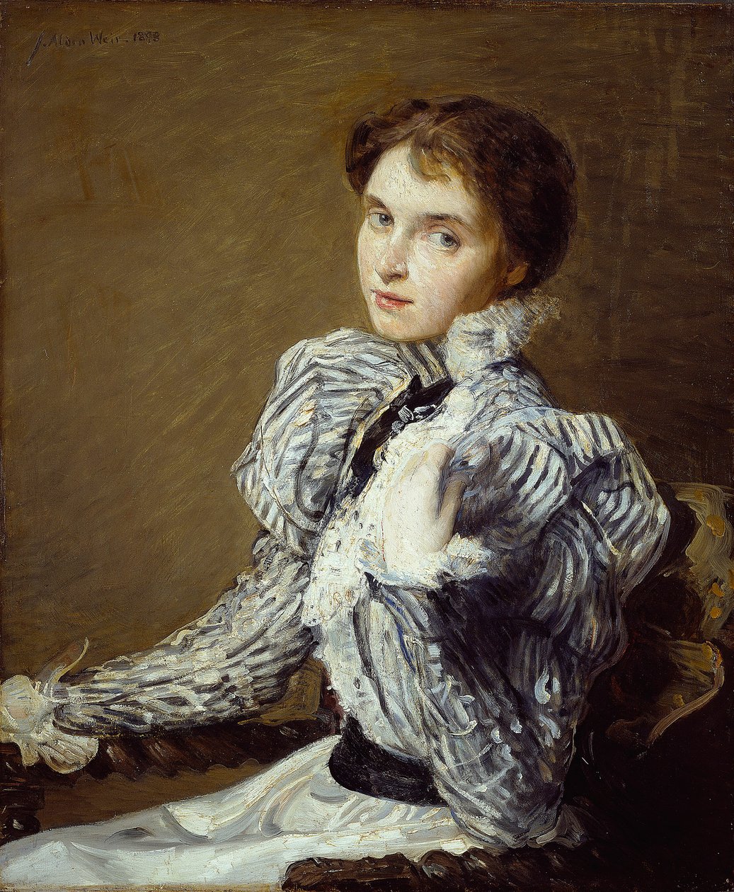 A szürke míder, 1898. alkotó: Julian Alden Weir