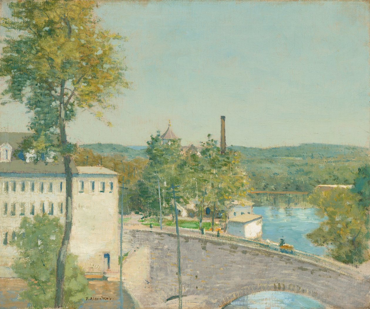 US Thread Company Mills, Willimantic, Connecticut alkotó: Julian Alden Weir