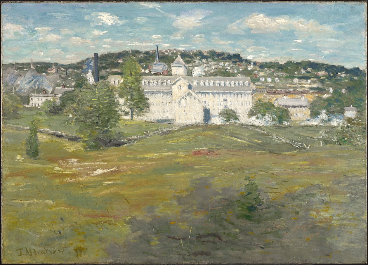 Willimantic Cérnagyár, 1893 alkotó: Julian Alden Weir