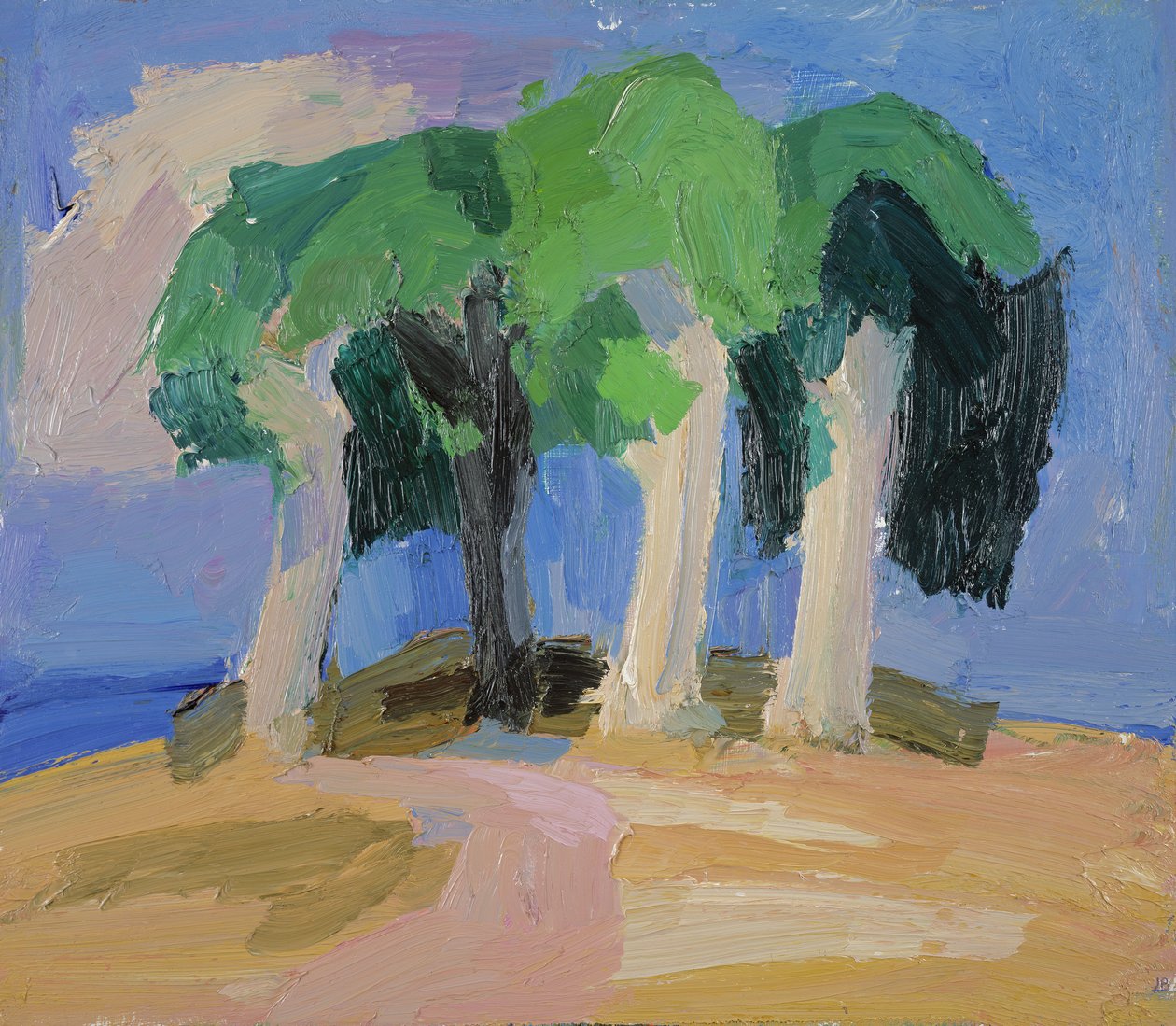 Hill Top, Burford (olaj a fedélzeten) alkotó: Julian Bailey
