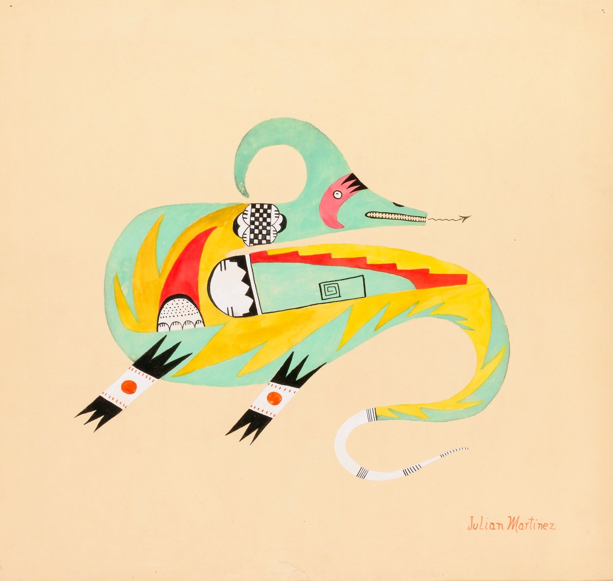 Avanyu, kb. 1923. alkotó: Julian Martinez