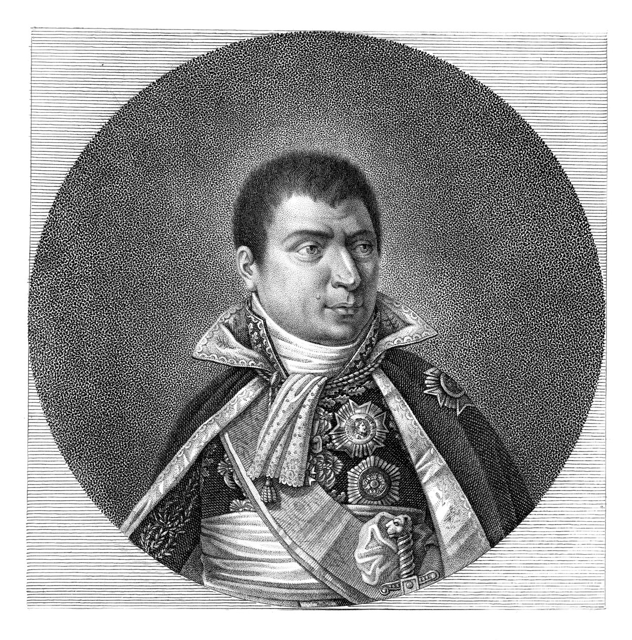 Berthier marsall, Wagram hercege. alkotó: Juliannau