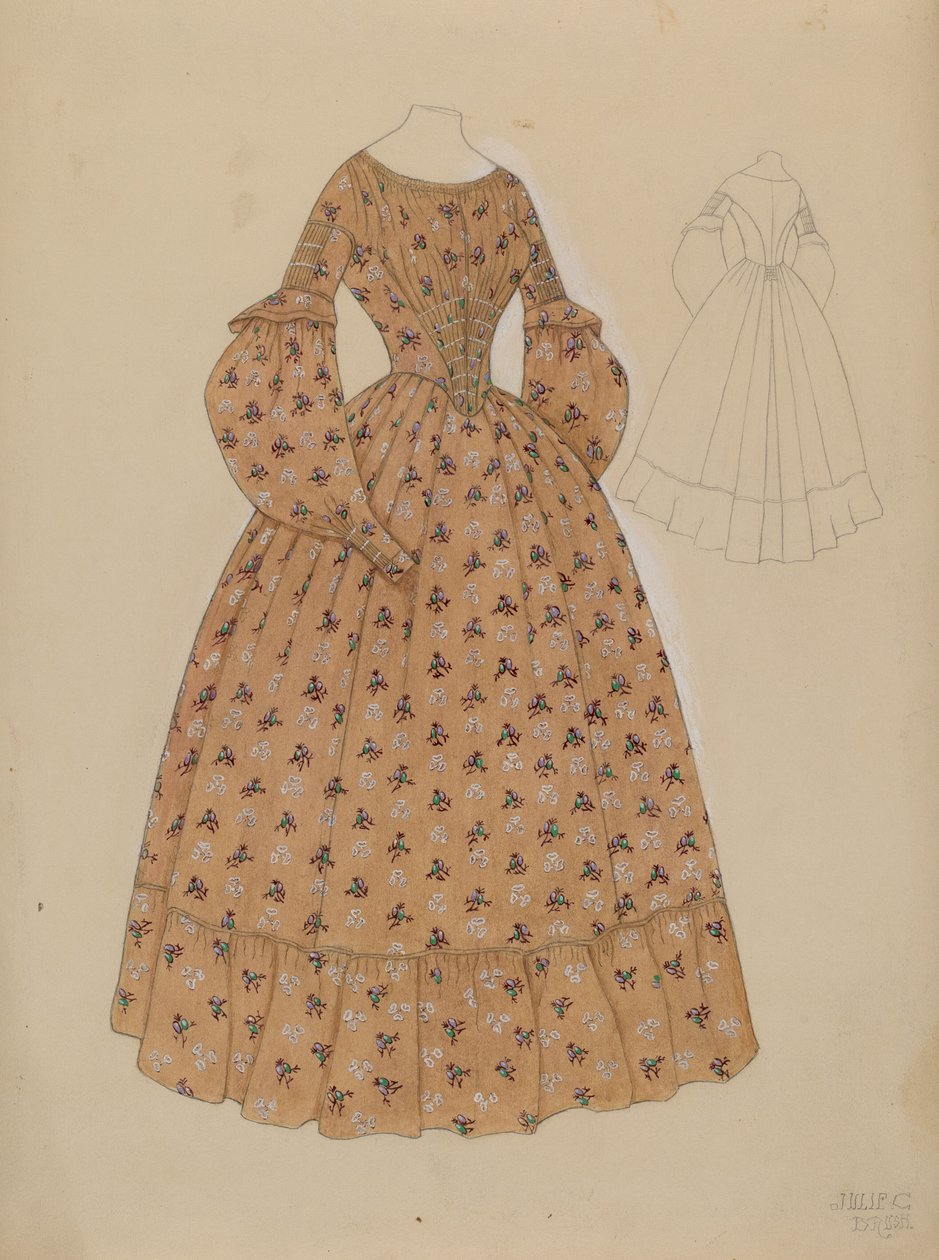 ruha, c. 1937. alkotó: Julie C Brush
