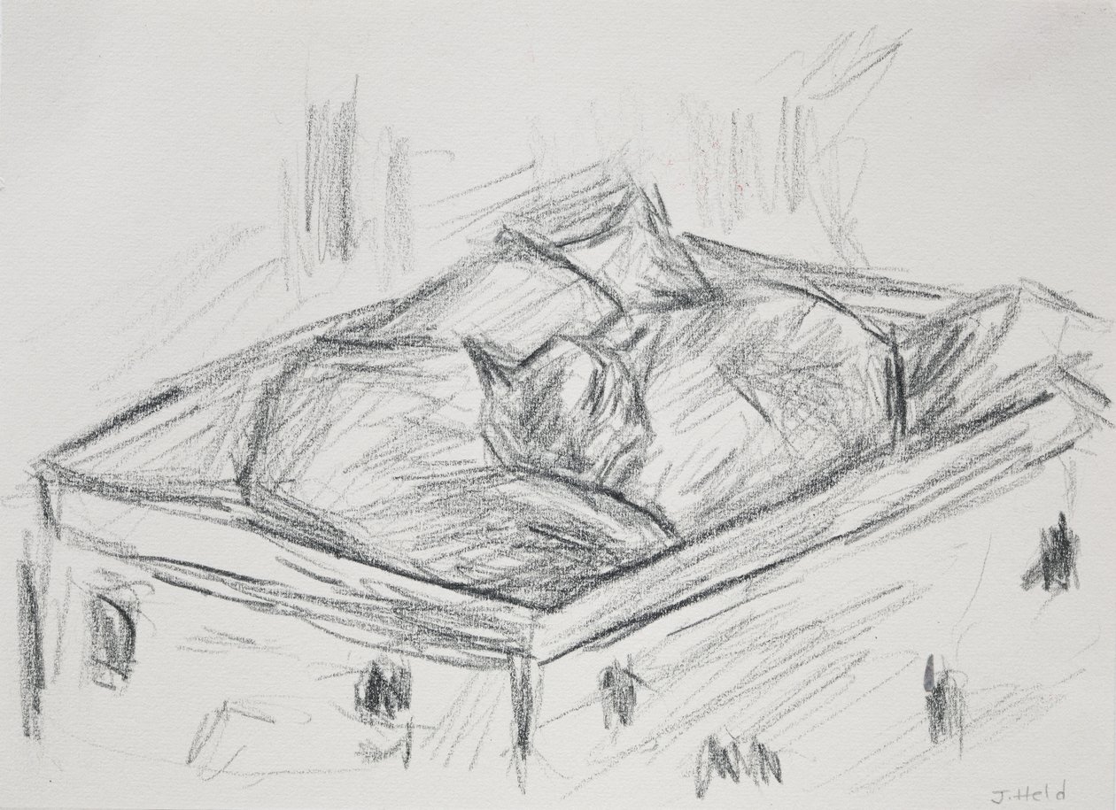 Cats Nestling, 2015 (ceruza) alkotó: Julie Held