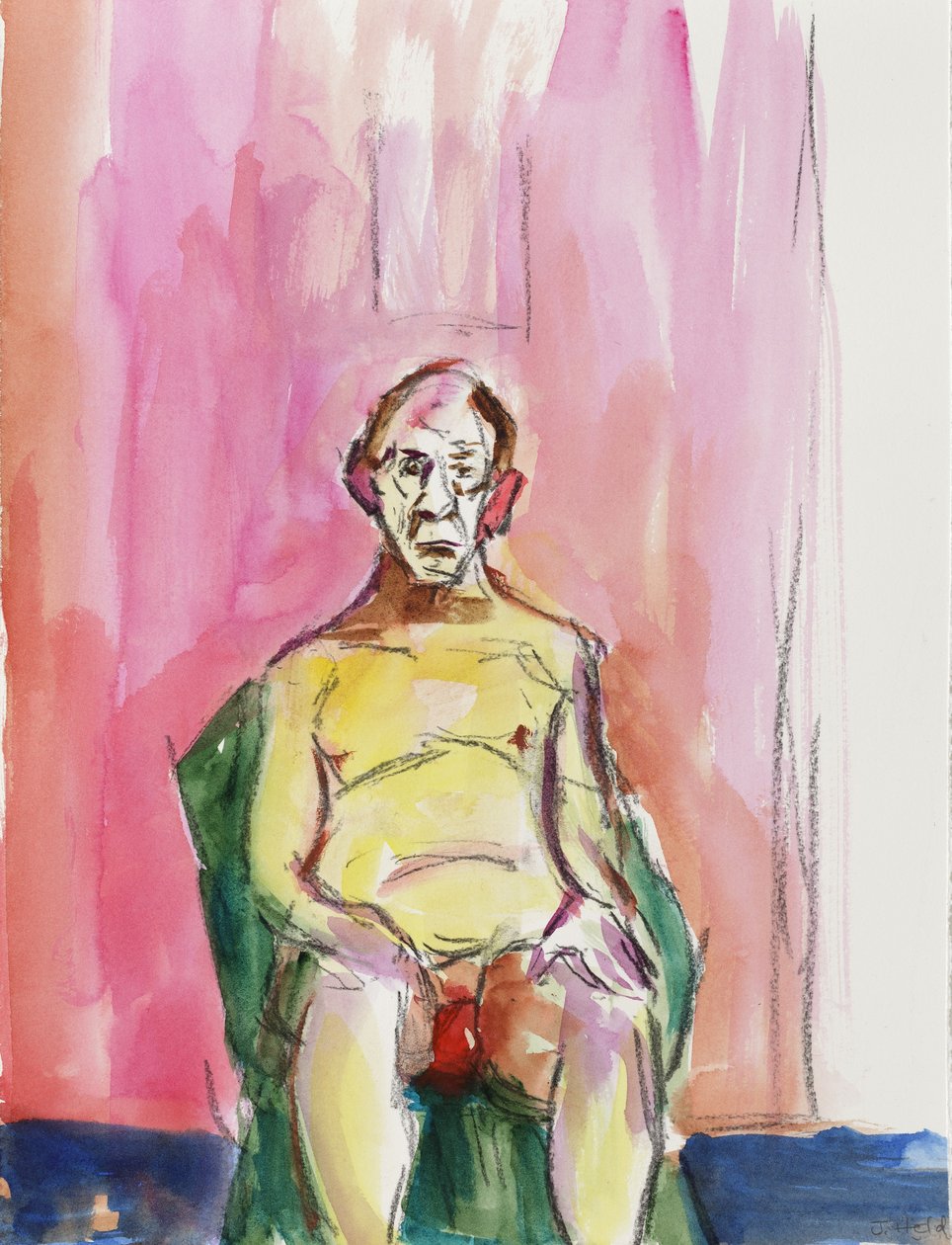Férfi akt, 2015, alkotó: Julie Held