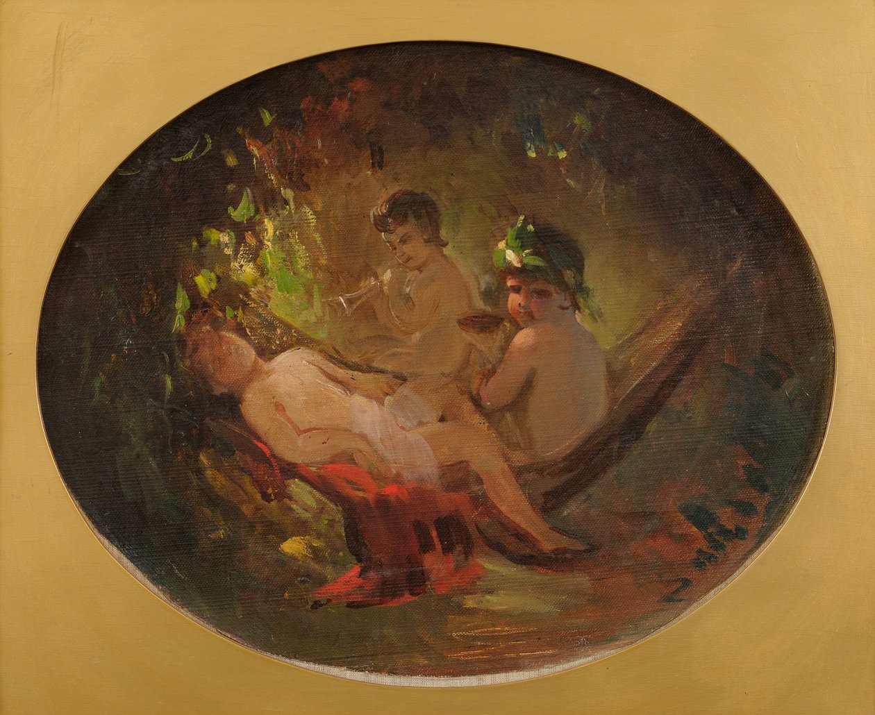 észtül: "Two putots" alkotó: Julie Wilhelmine Hagen Schwarz