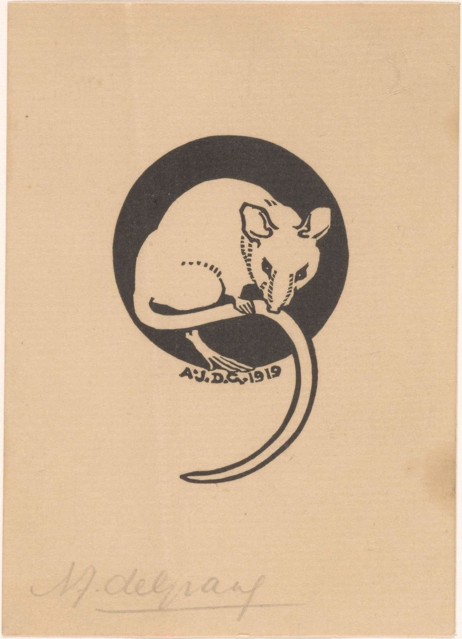 Egér alkotó: Julie de Graag (signed by artist)