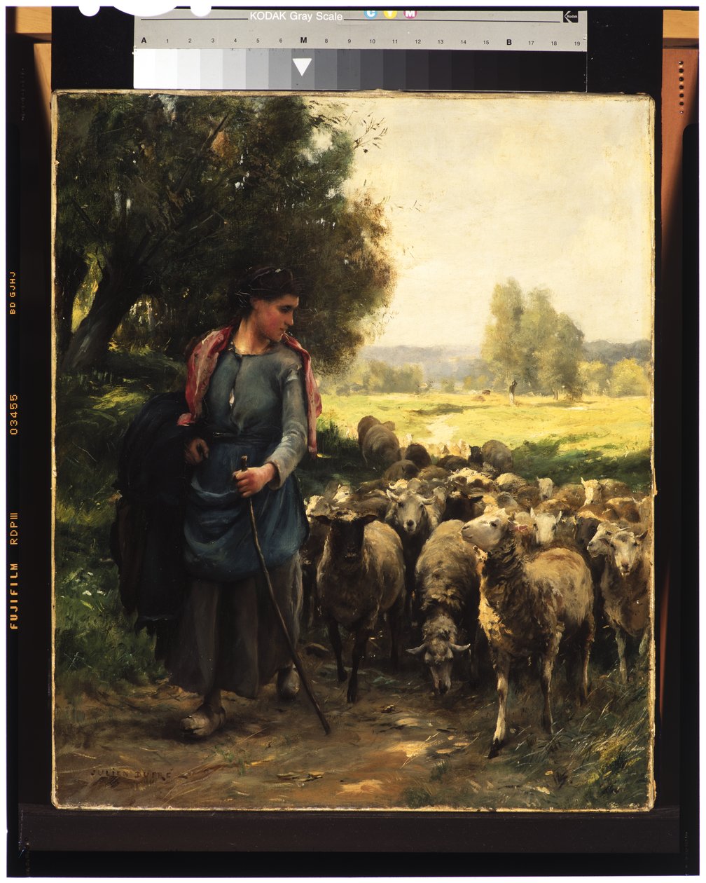Az ifjú pásztorlány, 1900 körül alkotó: Julien Dupre