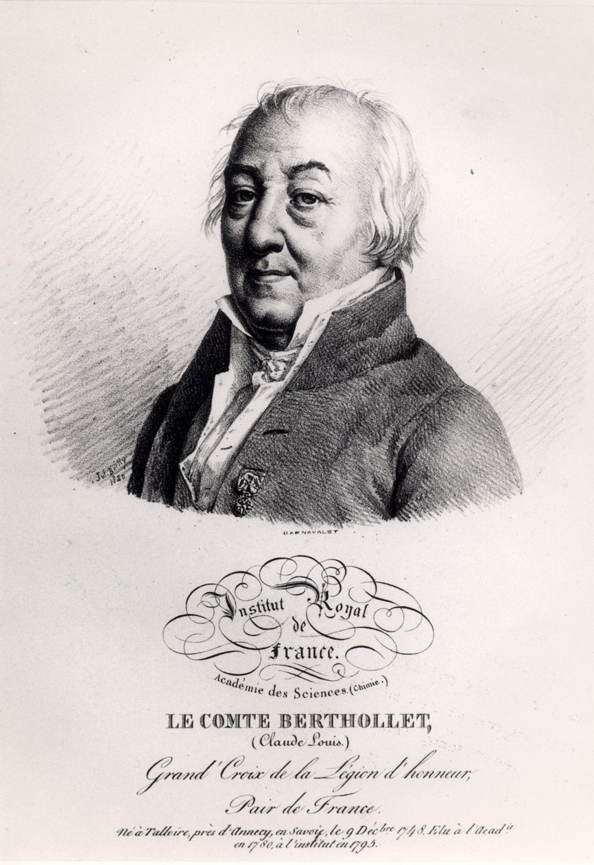 Claude Louis Berthollet gróf (1748-1822) alkotó: Julien Leopold Boilly